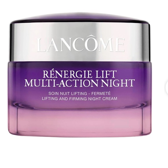 NEW 3x15 ml LANCÔME RENERGIE NUIT MULTI LIFT CREAM BUNDLE + BONUS COSMETICS BAG - Picture 6 of 10